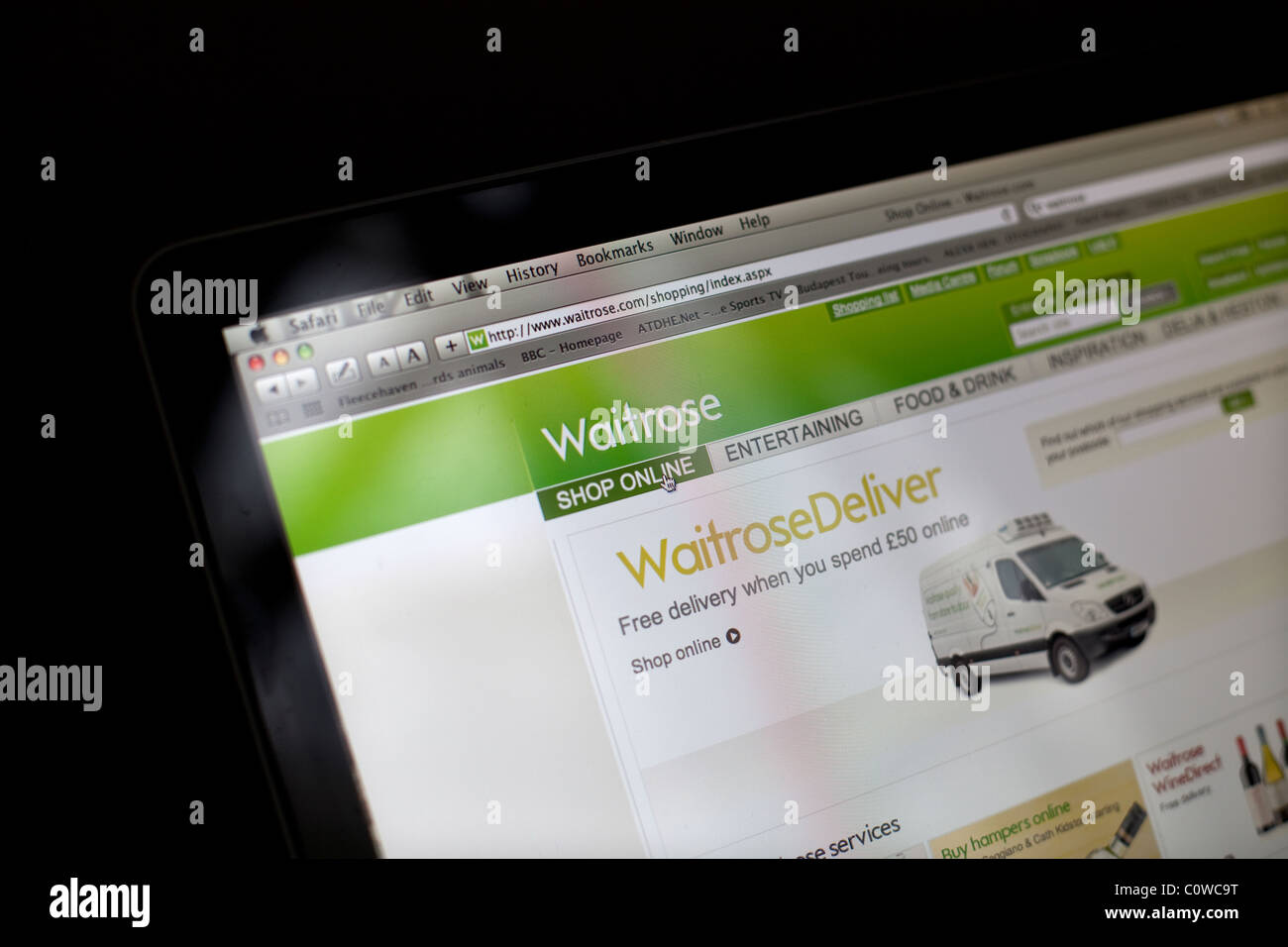 Waitrose delivery hi-res stock photography and images