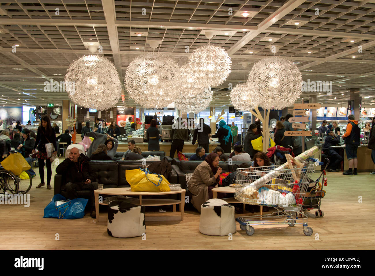 Restaurant - Ikea Store - Wembley - London Stock Photo - Alamy