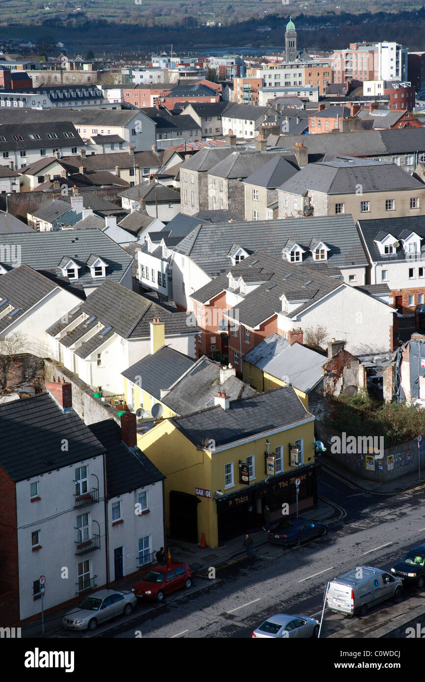 Aerial view of Limerick City Ireland Stock Photo Alamy