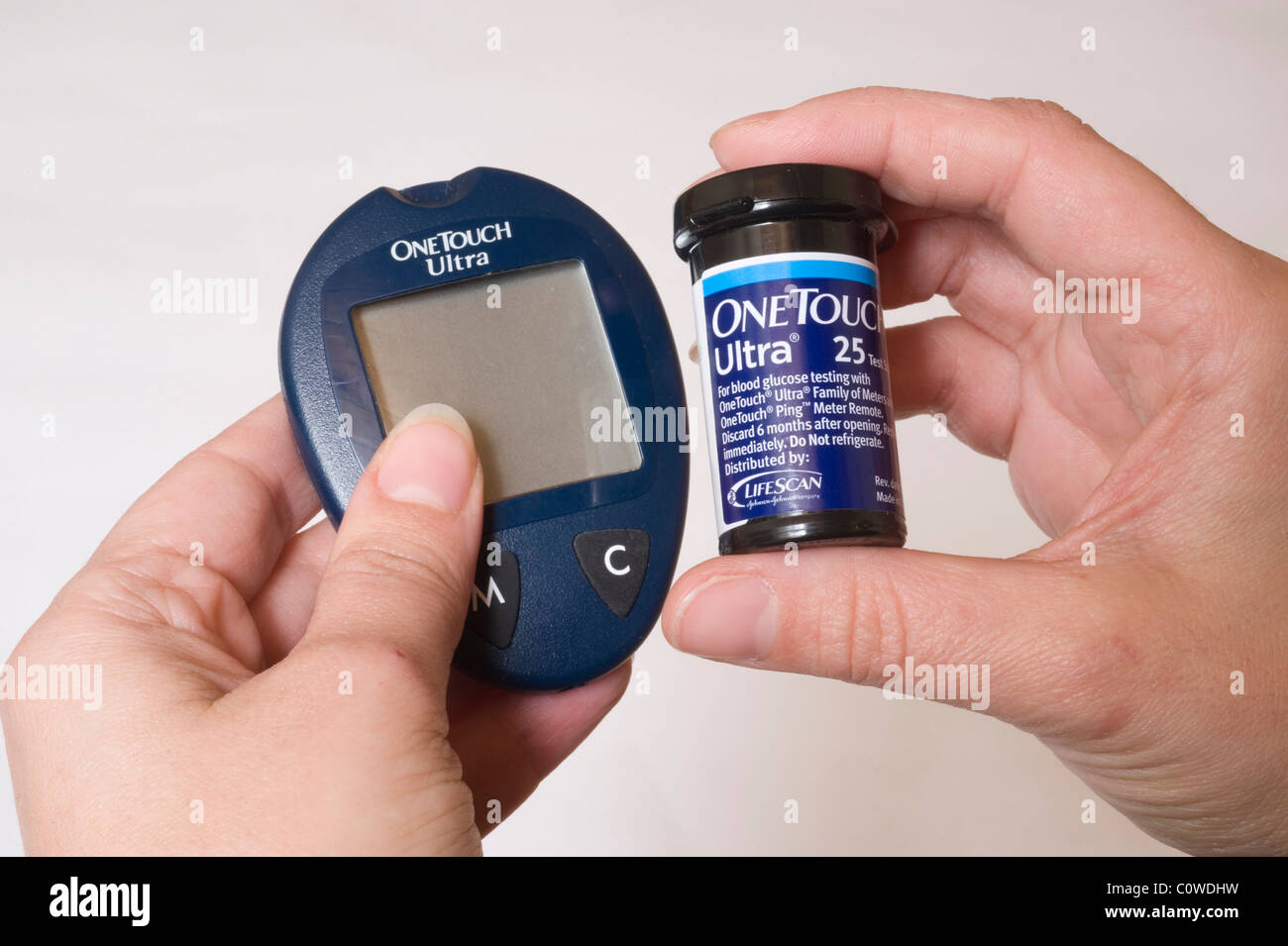Glucose meter strips hi-res stock photography and images - Alamy