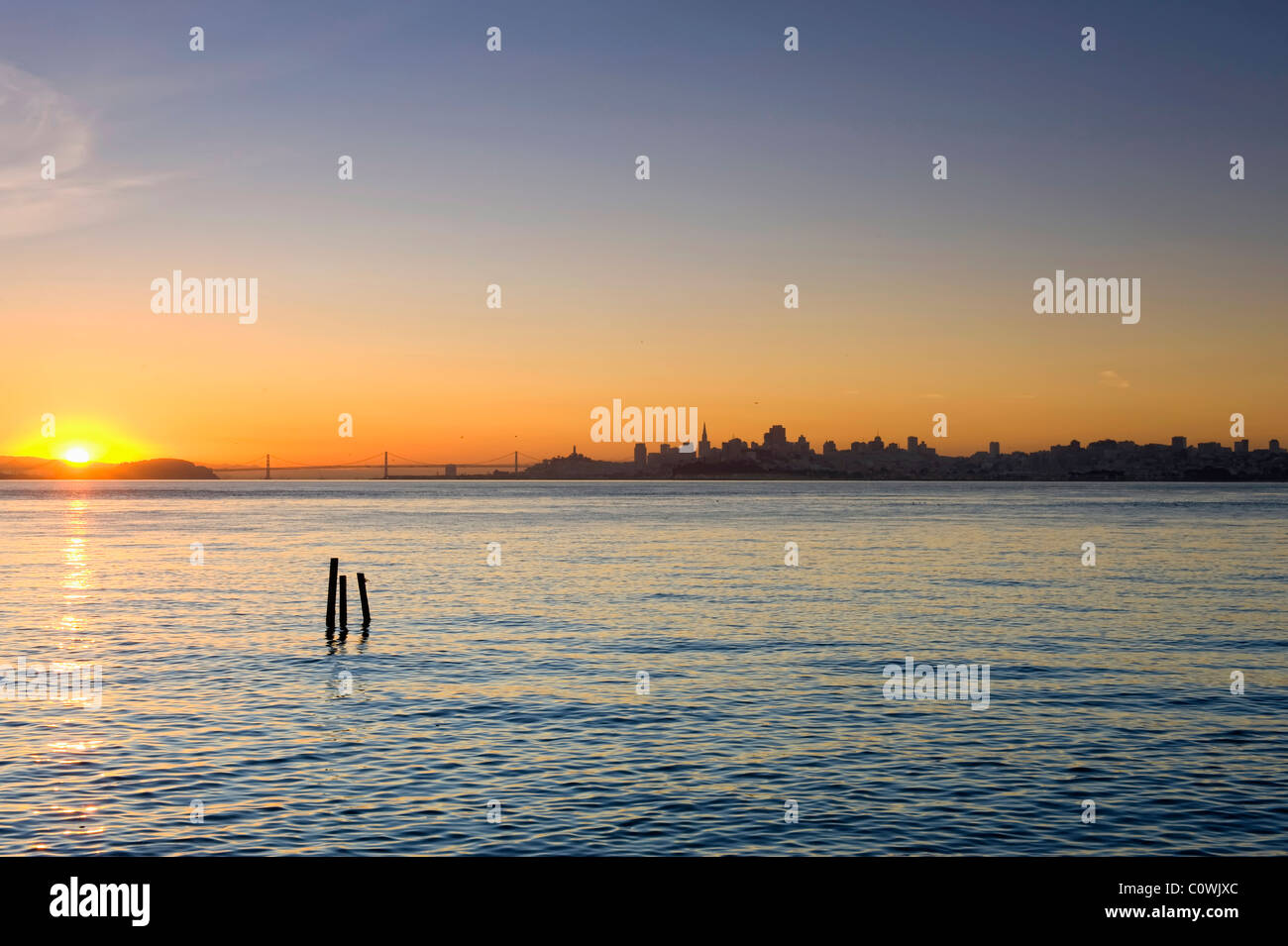 Usa, California, San Francisco,  city skyline Stock Photo