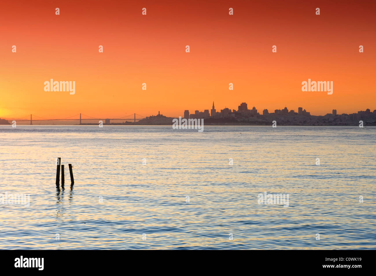 Usa, California, San Francisco,  city skyline Stock Photo