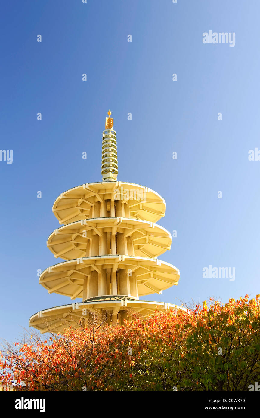 Usa, California, San Francisco, Japantown, Peace Pagoda Stock Photo