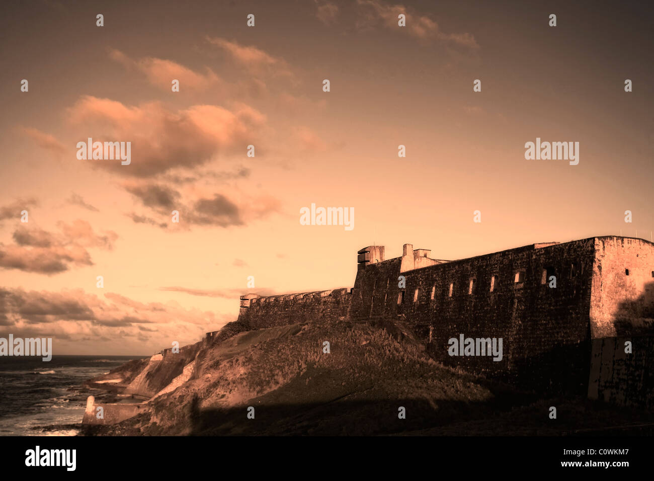 Usa, Caribbean, Puerto Rico, San Juan, Old Town, Fuerte San Cristobal Stock Photo