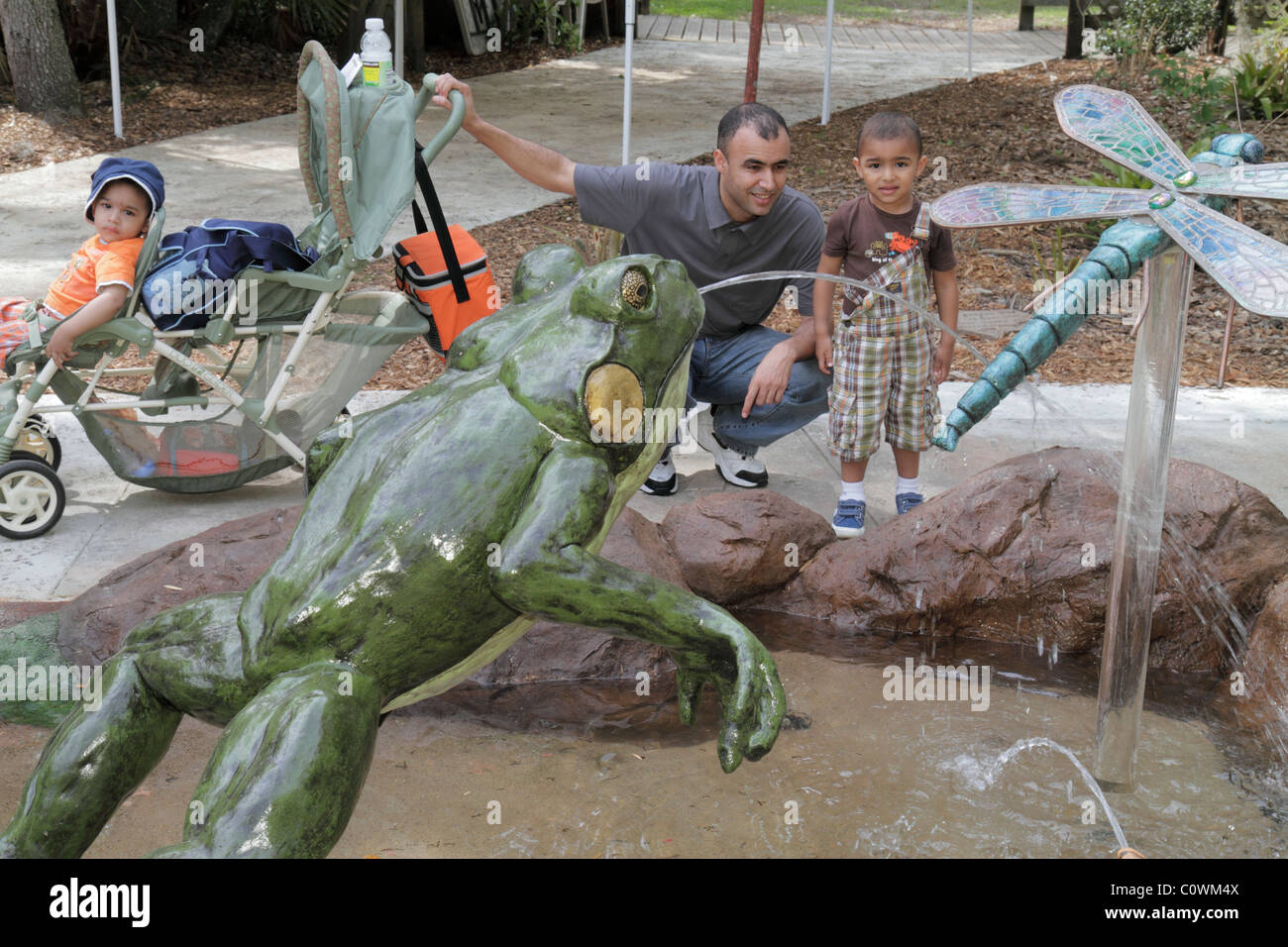 Florida Seminole County,Orlando,Sanford,Central Florida Zoo & and Botanical Gardens,Middle Eastern Muslim Muslims ethnic immigrant immigrants minority Stock Photo