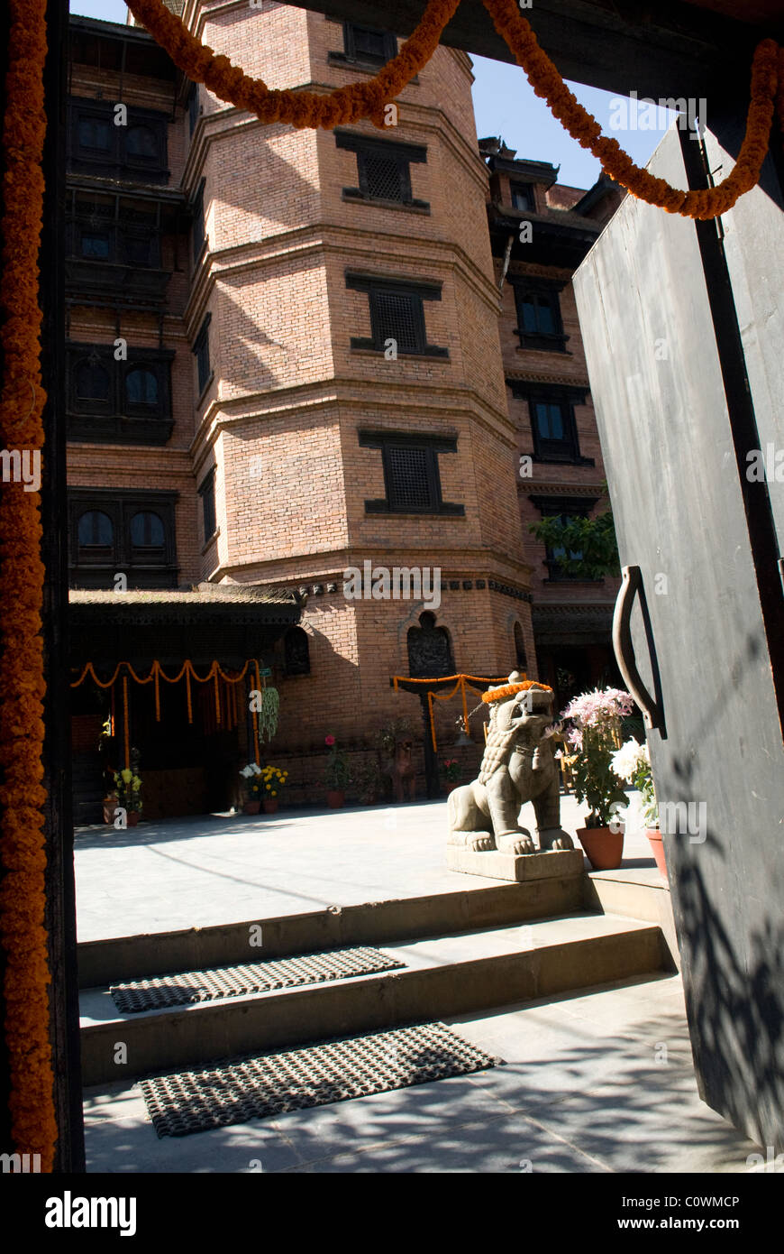 The Kantipur Temple House boutique hotel, Kathmandu, Nepal. Stock Photo