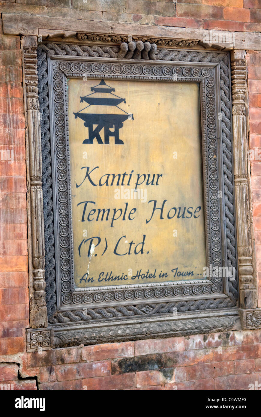 The Kantipur Temple House boutique hotel, Kathmandu, Nepal. Stock Photo
