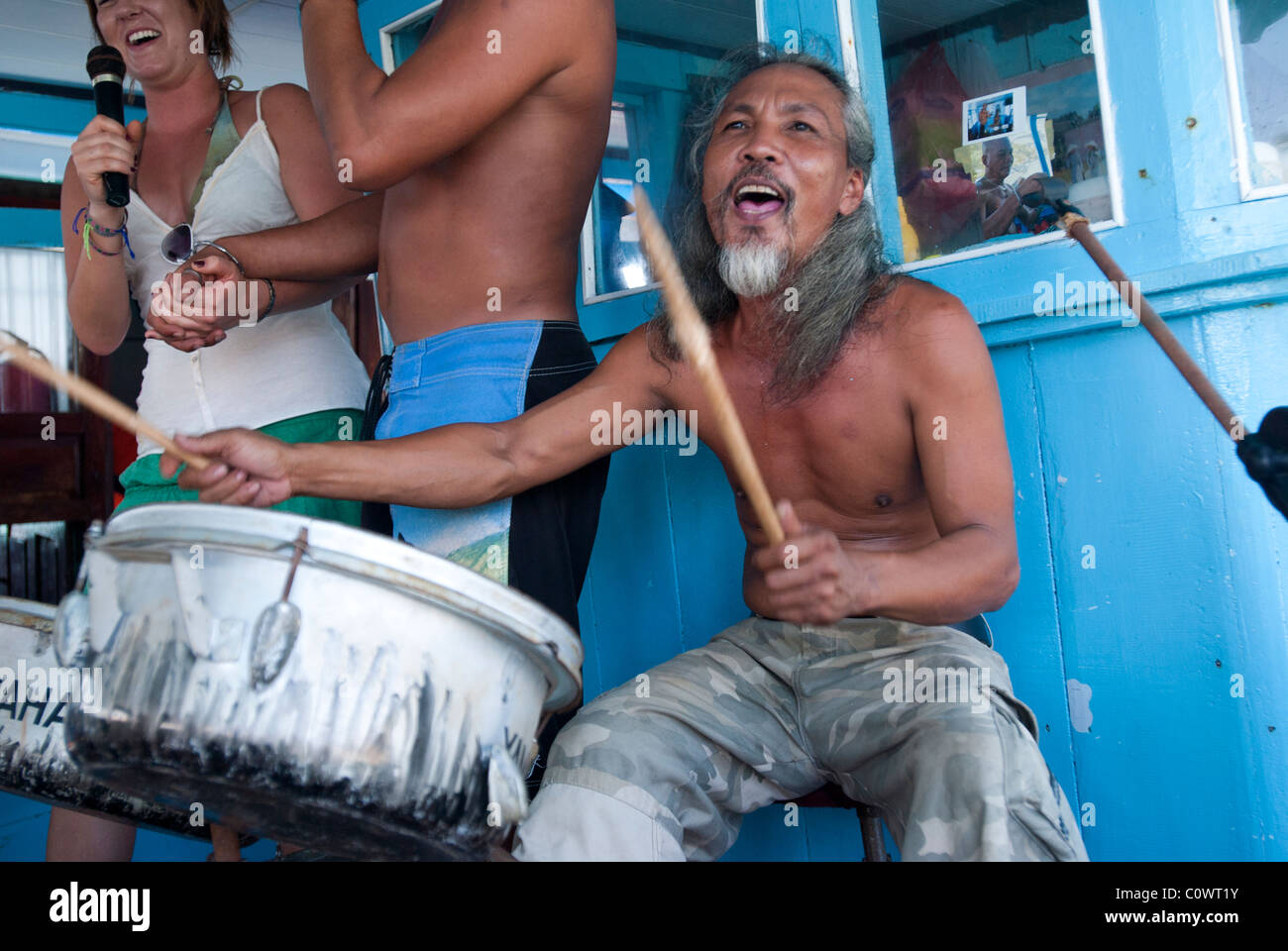 Band playing on a boat during a day trip to Nha Trang's outlying ...