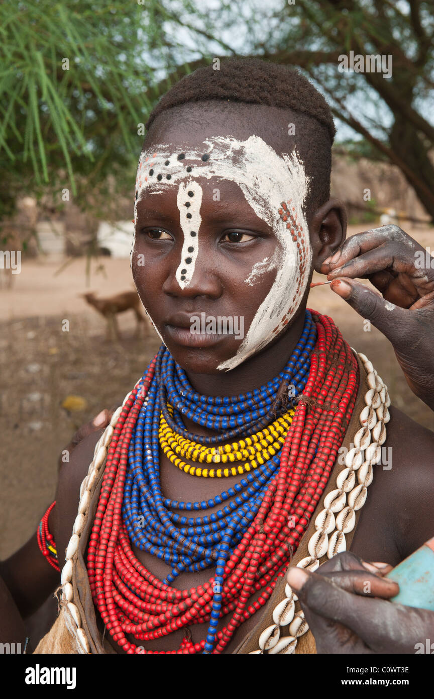 Portrait Young Karo Tribe Woman High Resolution Stock Photography and ...