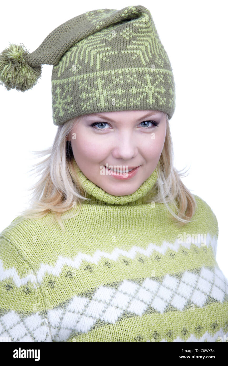 girl in warm clothes Stock Photo - Alamy