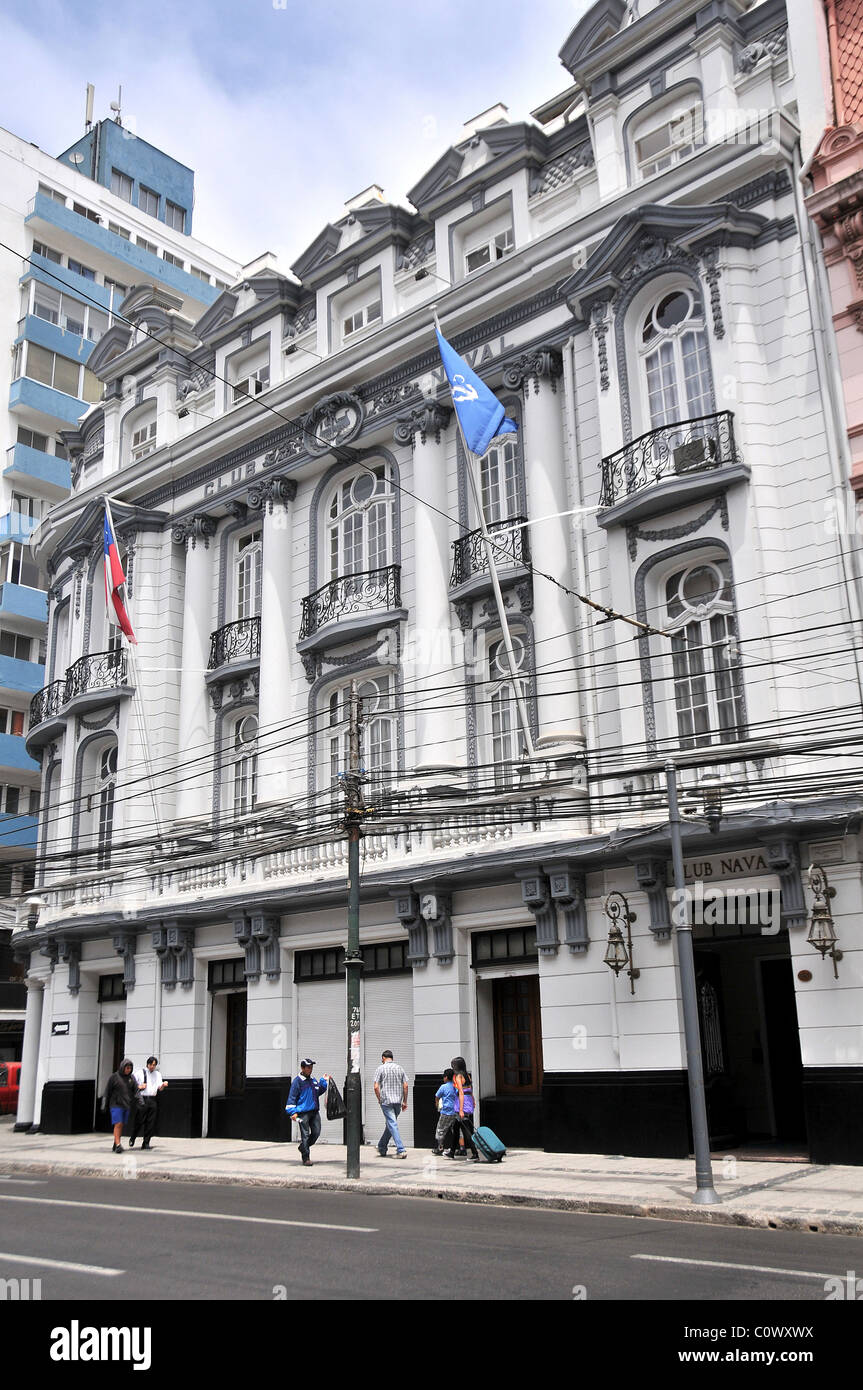 Club naval building, Valparaiso, Chile Stock Photo Alamy