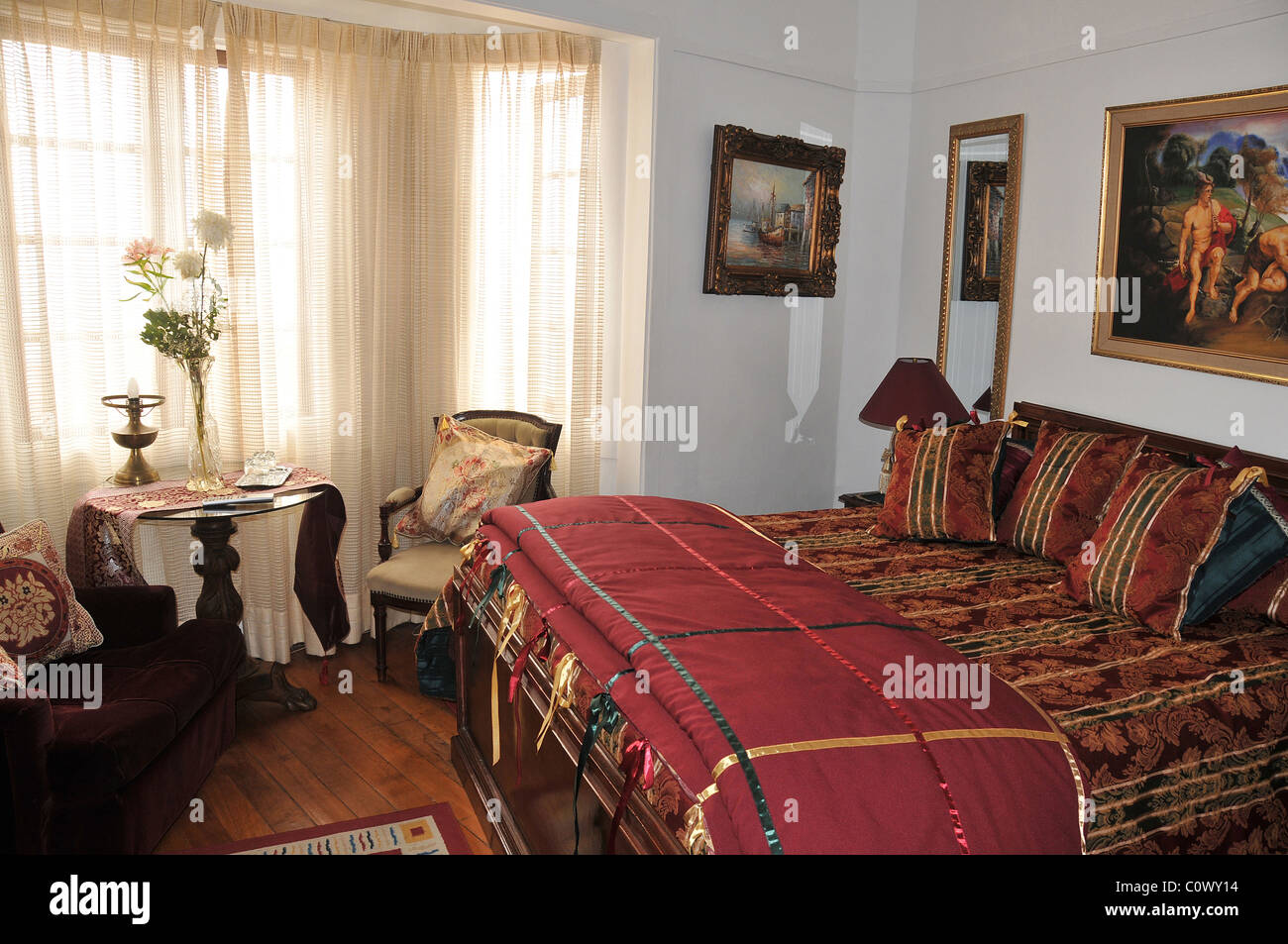 Hotel Room The Grand House Valparaiso Chile Stock Photo Alamy