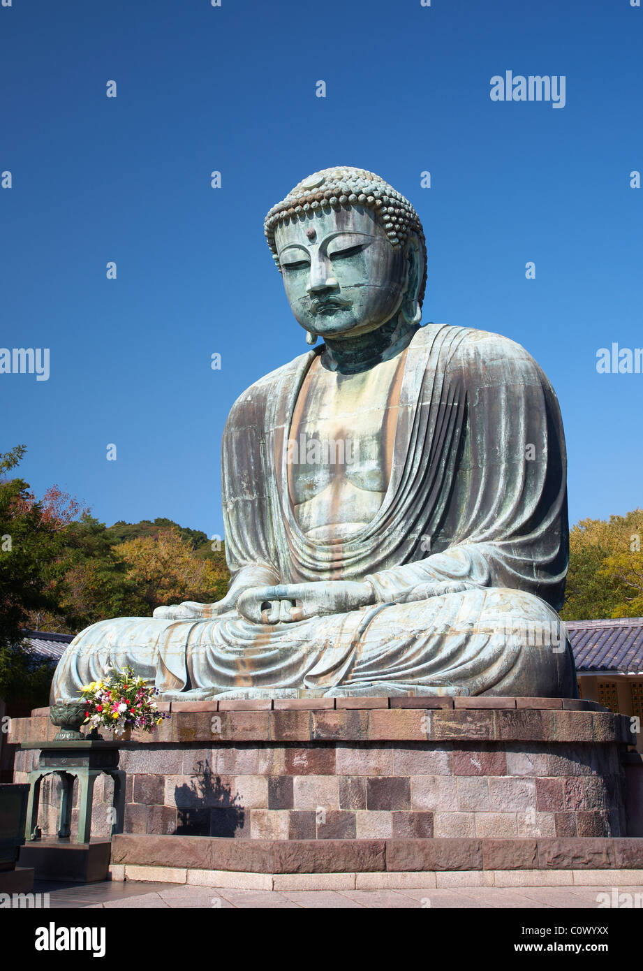 Great Buddha statue in Kamakura Stock Photo Alamy