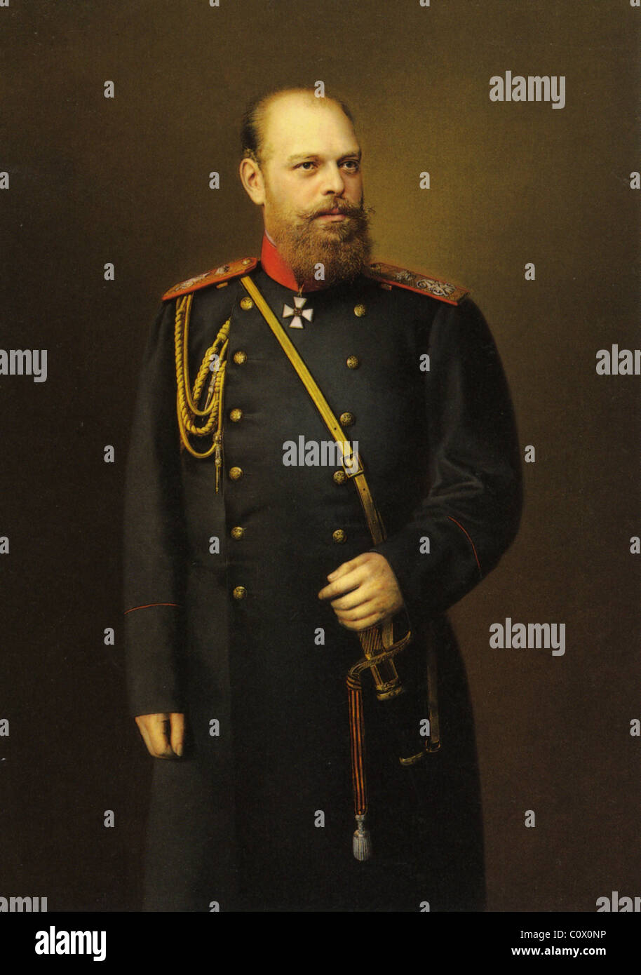TSAR ALEXANDER III of Russia (18451894) painted by Piotr Zabolotsky in