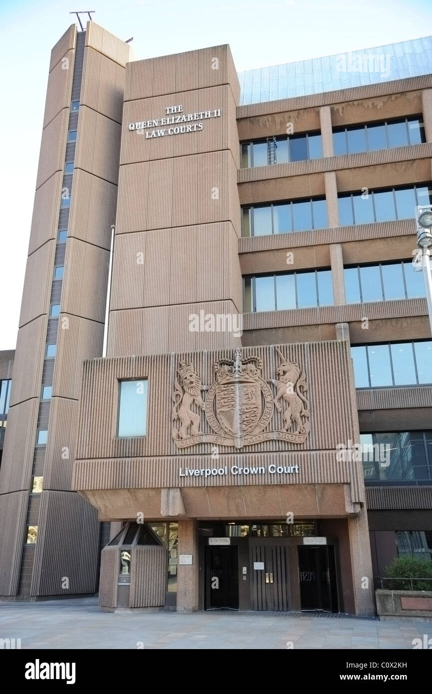 Liverpool Crown Court, Queen Elizabeth II Law Courts, Liverpool, UK