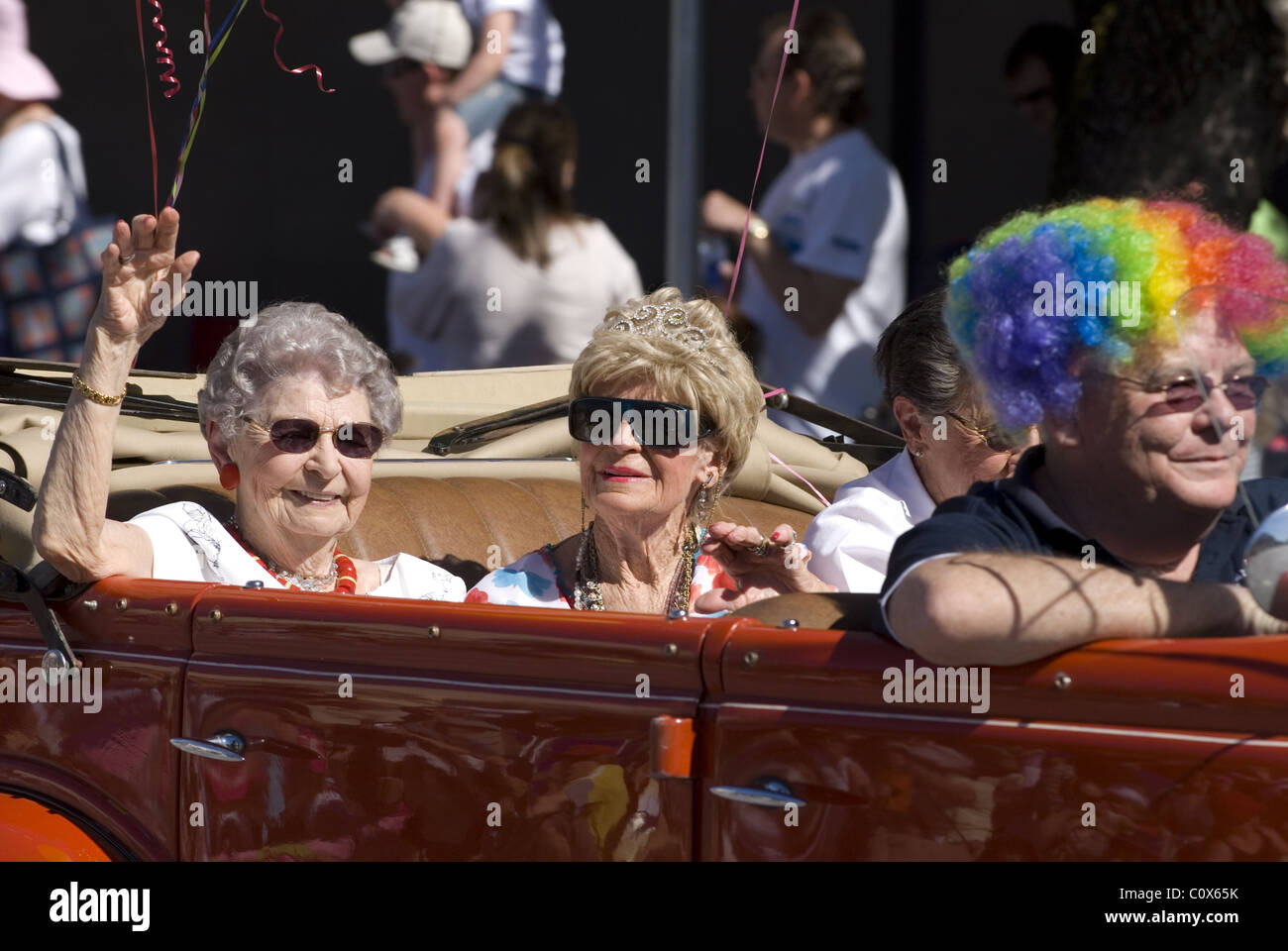 Credit Union Christmas Pageant parade through the streets of Adelaide