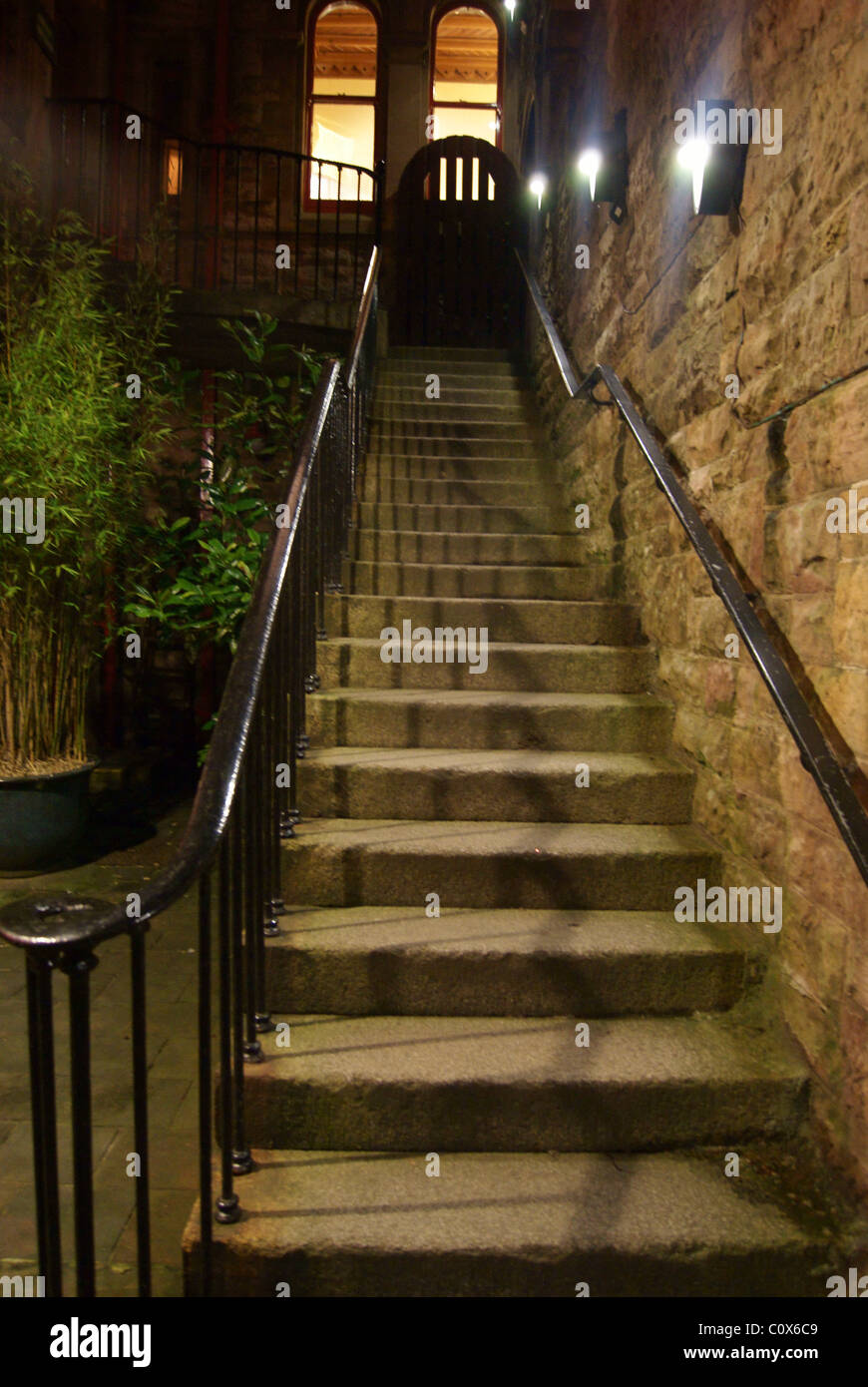 Cellar Steps Belfast Castle Stock Photo Alamy