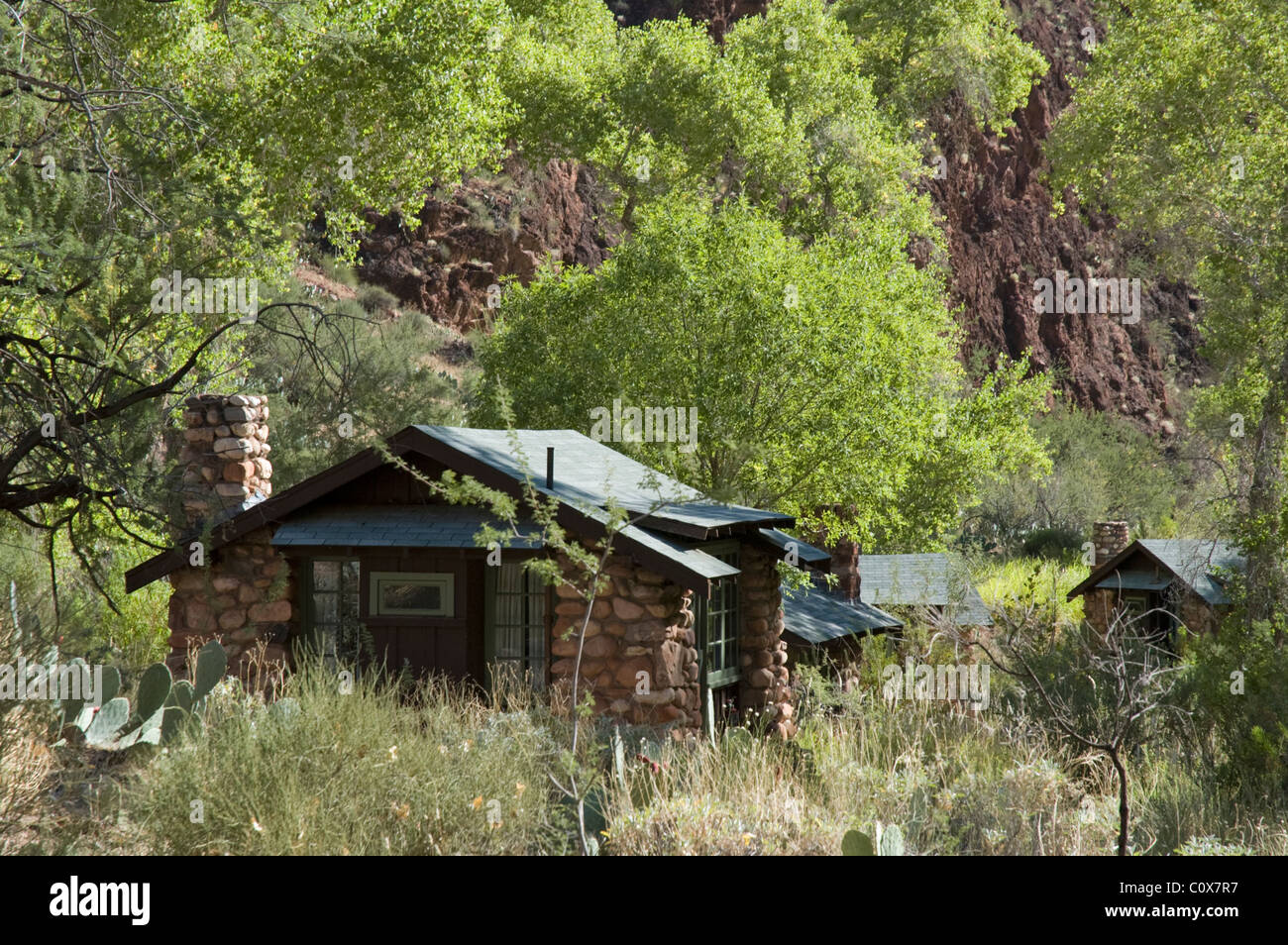 A Rental Cabin At Phantom Ranch In Grand Canyon National Park