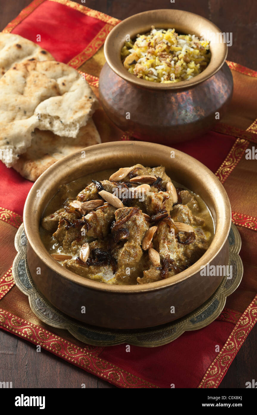 Lamb korma India Food Stock Photo Alamy