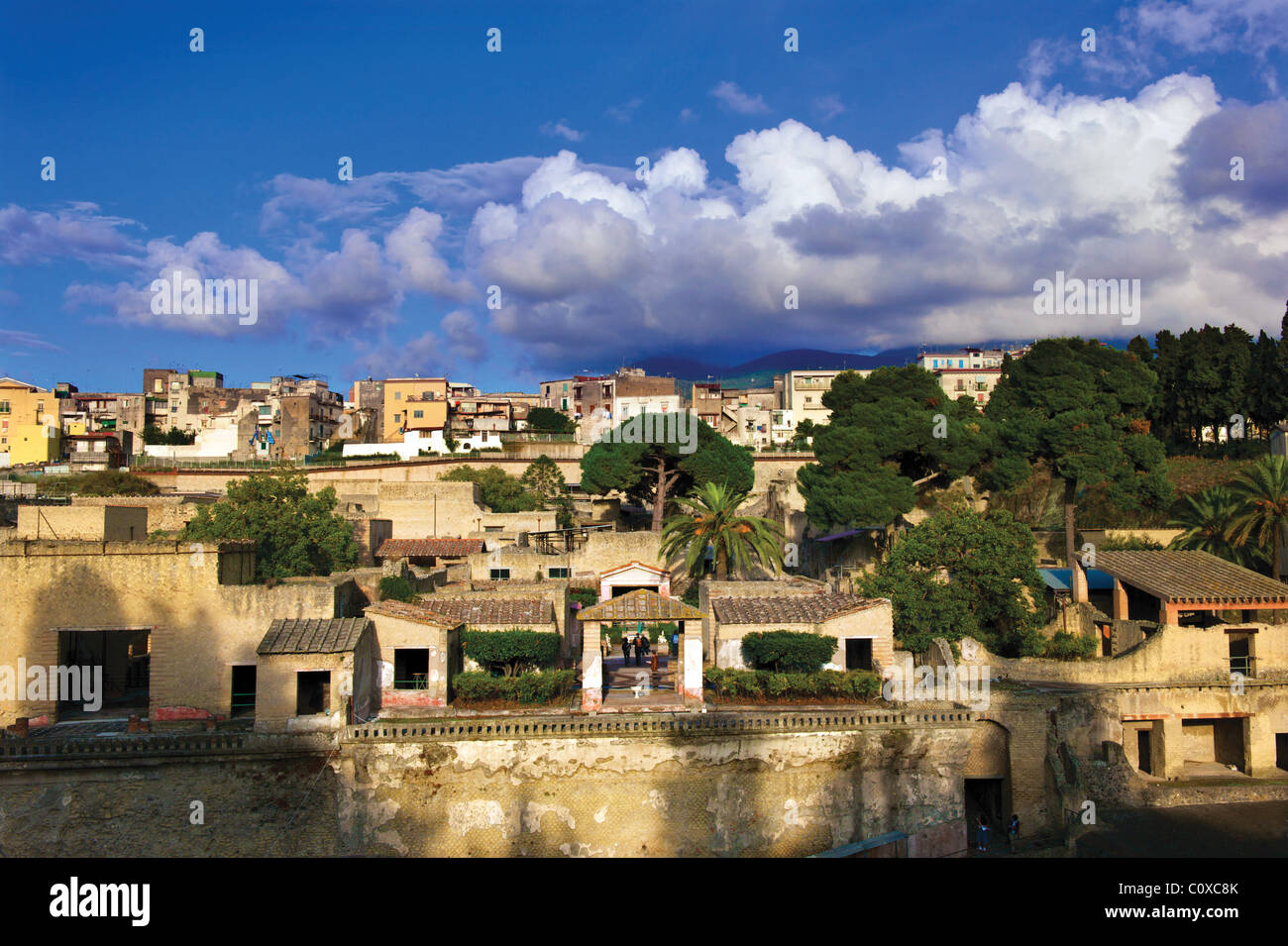 Herculaneum,Italy.Ercolano.Roman archeological site. Stock Photo