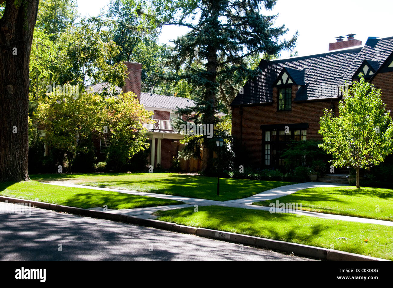 Denver,Cherry Creek Suburb,Affluent Area,Victorian Homes,Architecture