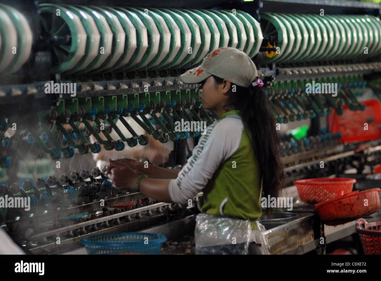 Vietnam Factory Silk Stock Photos & Vietnam Factory Silk Stock Images