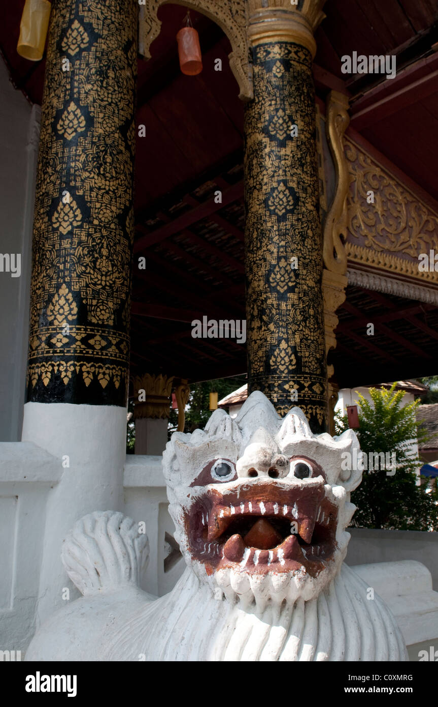 Monster, Wat Saen, Luang Prabang , Laos Stock Photo