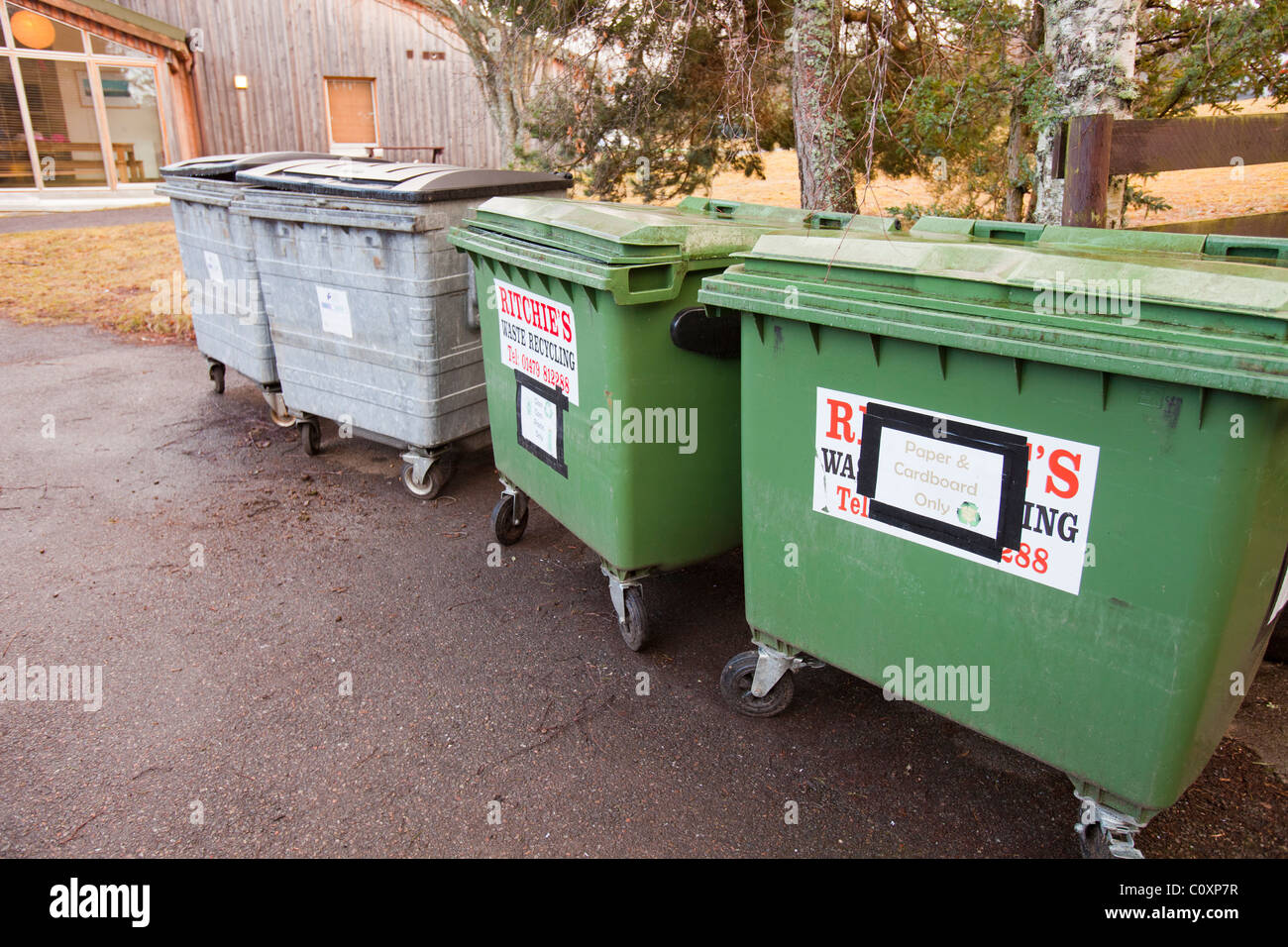 Wheelie Bins Scotland High Resolution Stock Photography and Images - Alamy