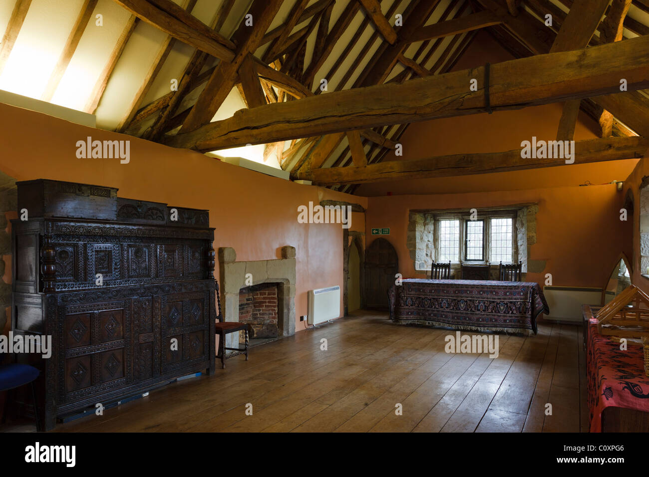 The Great Hall, Donington le Heath manor house, Donington le Heath