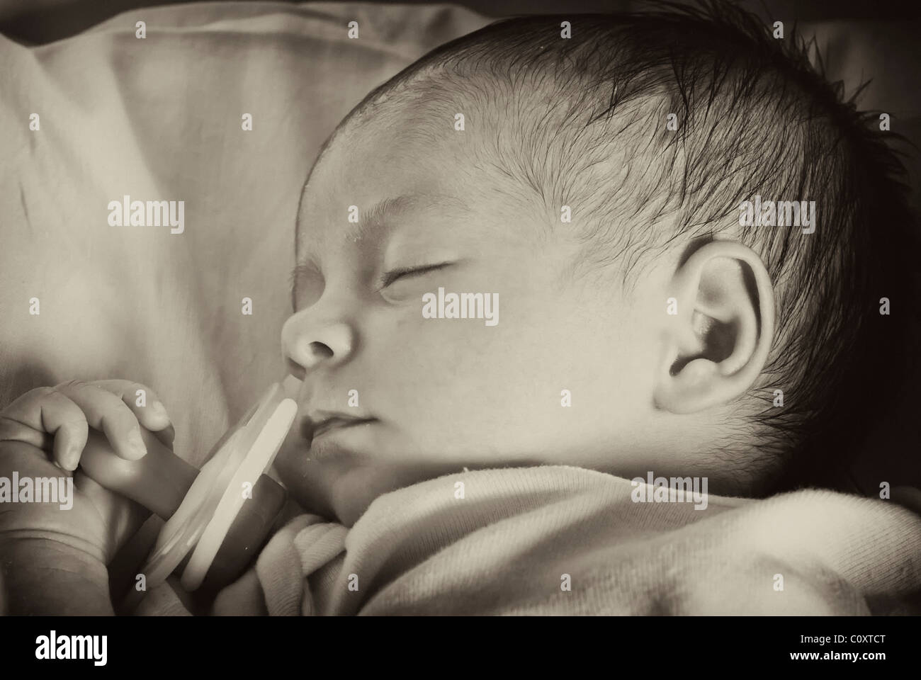 Precious baby girl sleeping in hi-res stock photography and images - Alamy