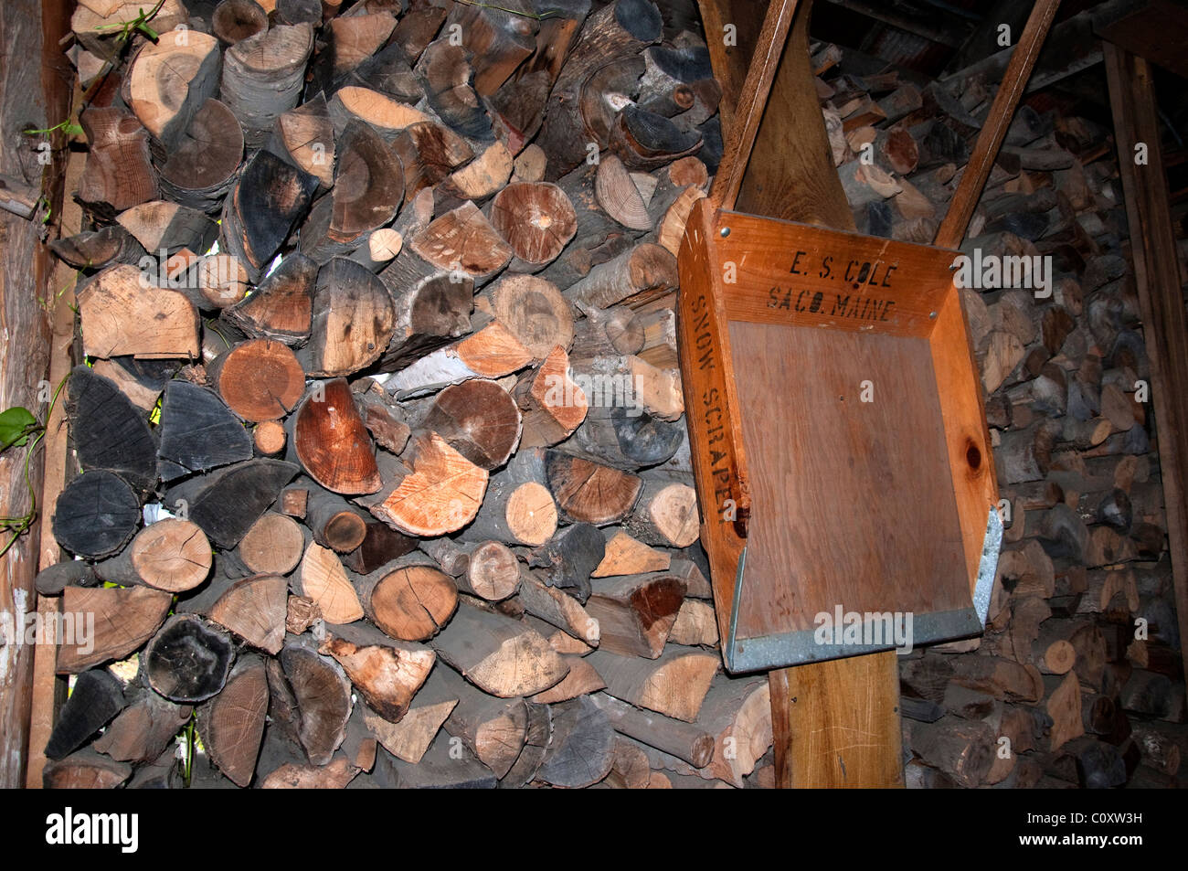 Maple Syrup Farm near Montpelier Vermont with grades of syrup shown