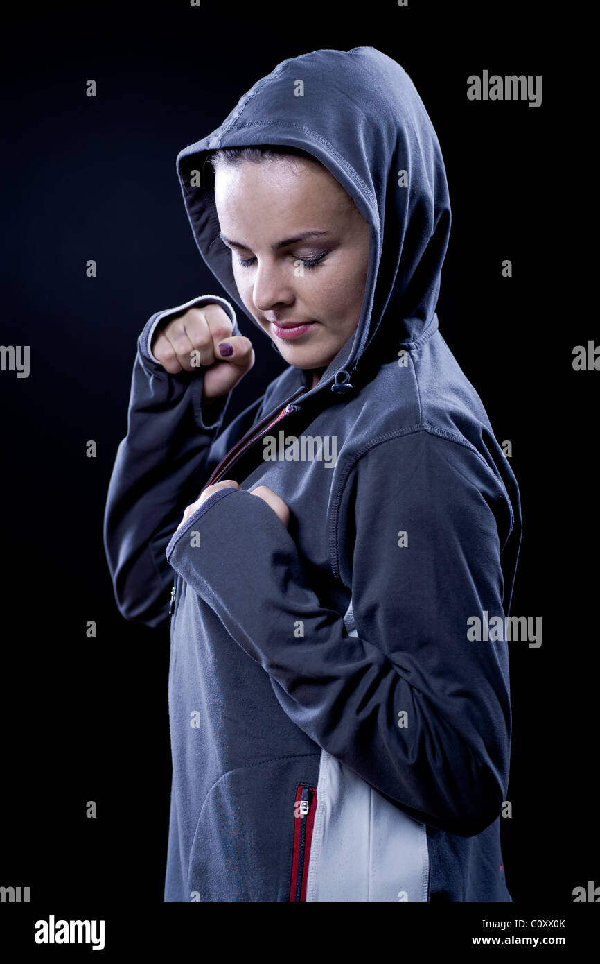 portrait of a sporting woman Stock Photo Alamy