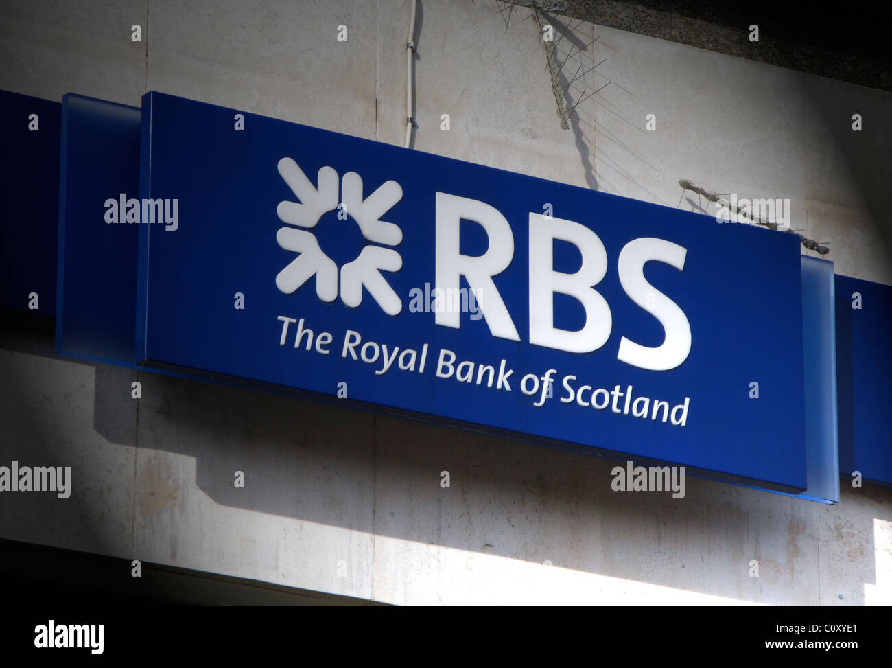 Royal Bank of Scotland sign and logo Stock Photo Alamy Royal Bank of Scotland sign and logo Stock Photo Alamy