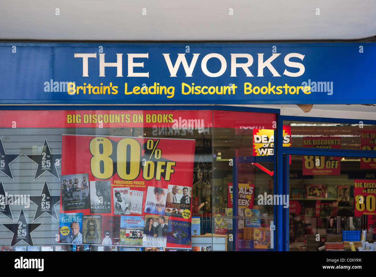 The Works discount store Stock Photo Alamy