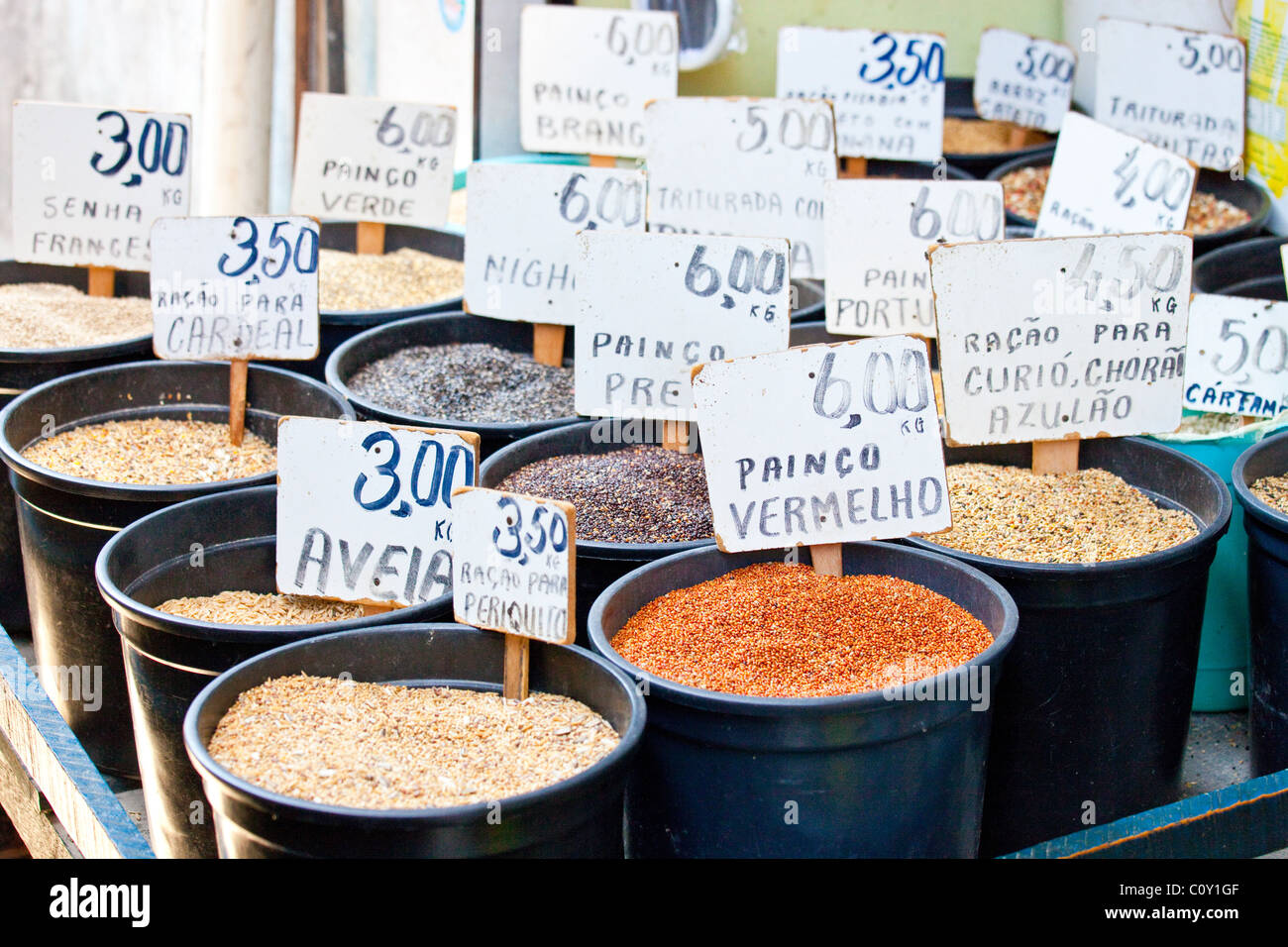 Feira do Sao joaquim market in Salvador, Bahia, Brazil Stock Photo