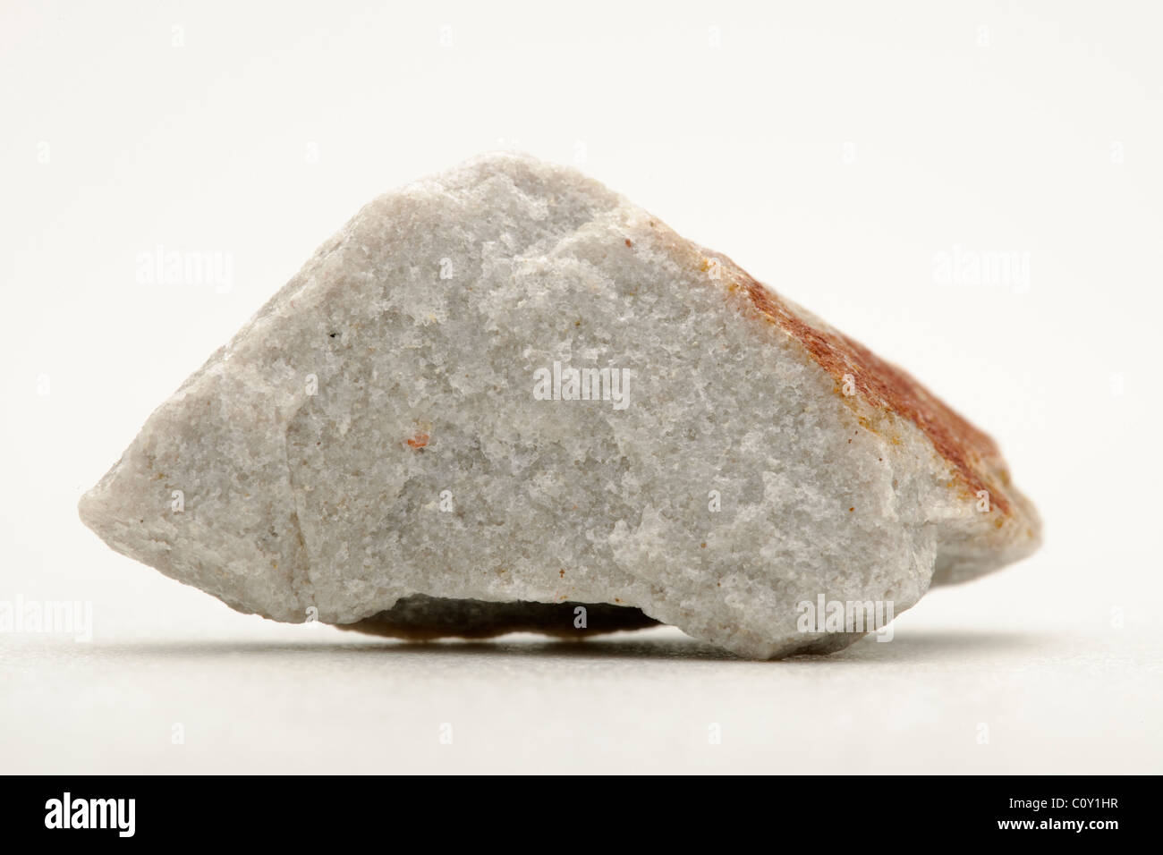 Metamorphic rock sample Quartzite from the United Kingdom Stock Photo