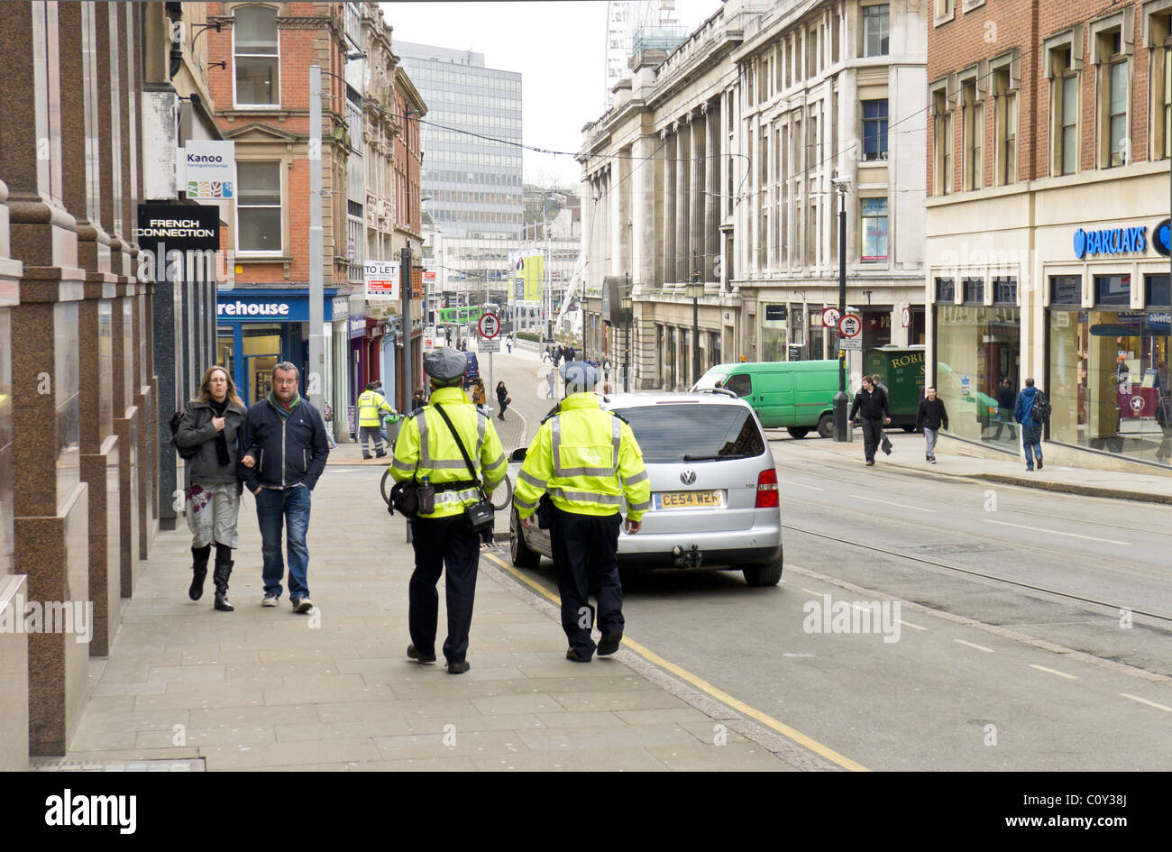 Nottingham traffic wardens hires stock photography and images Alamy