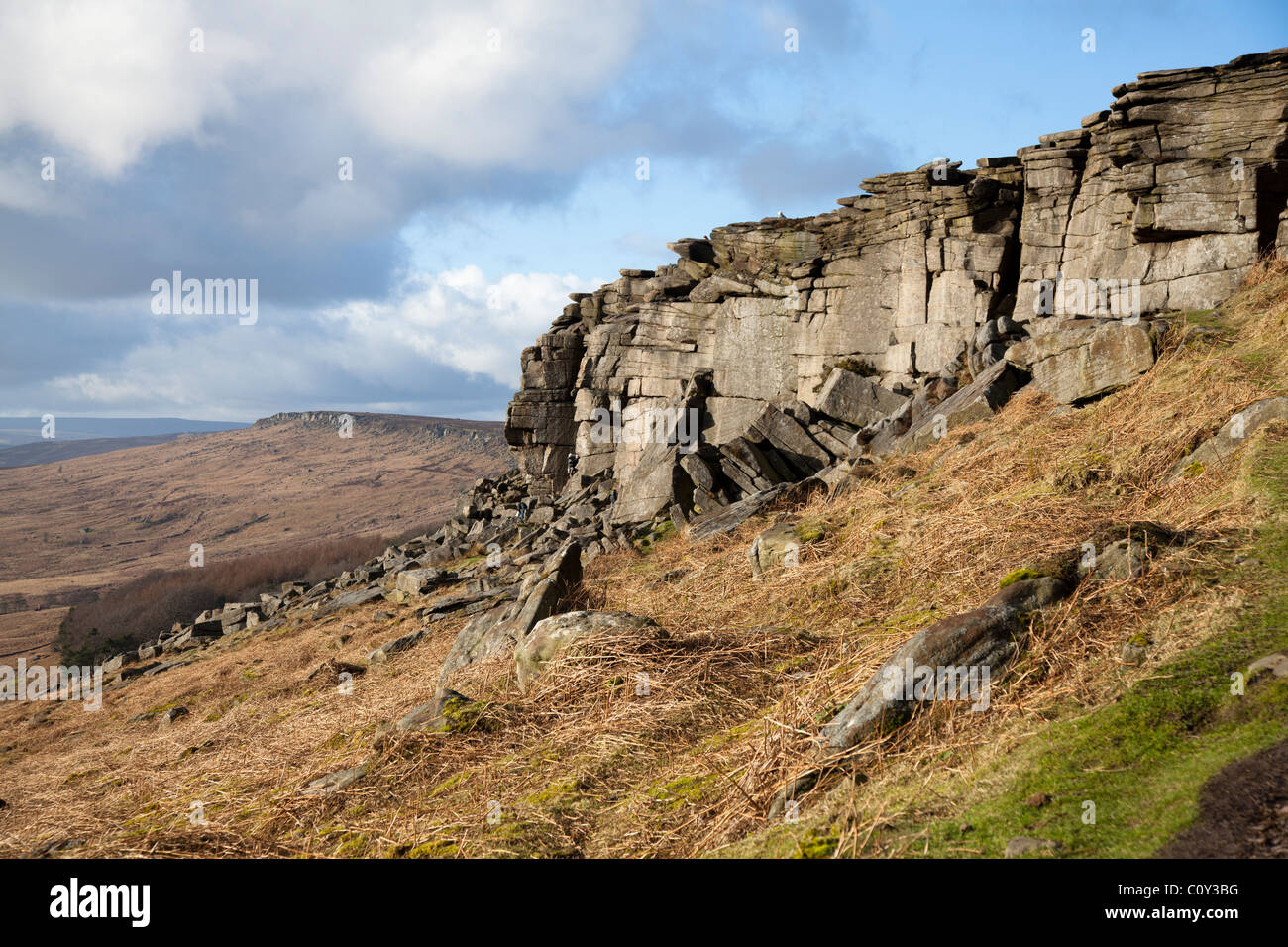 Stanage Edge, Derbyshire, The Peak District Stock Photo Alamy
