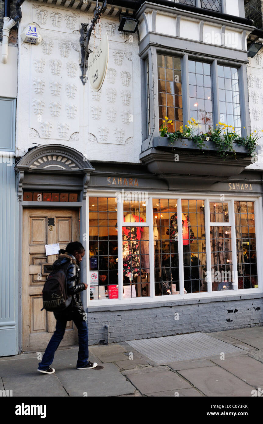 Sahara Clothes Shop, St Marys Passage, Cambridge, England, UK Stock Photo Alamy