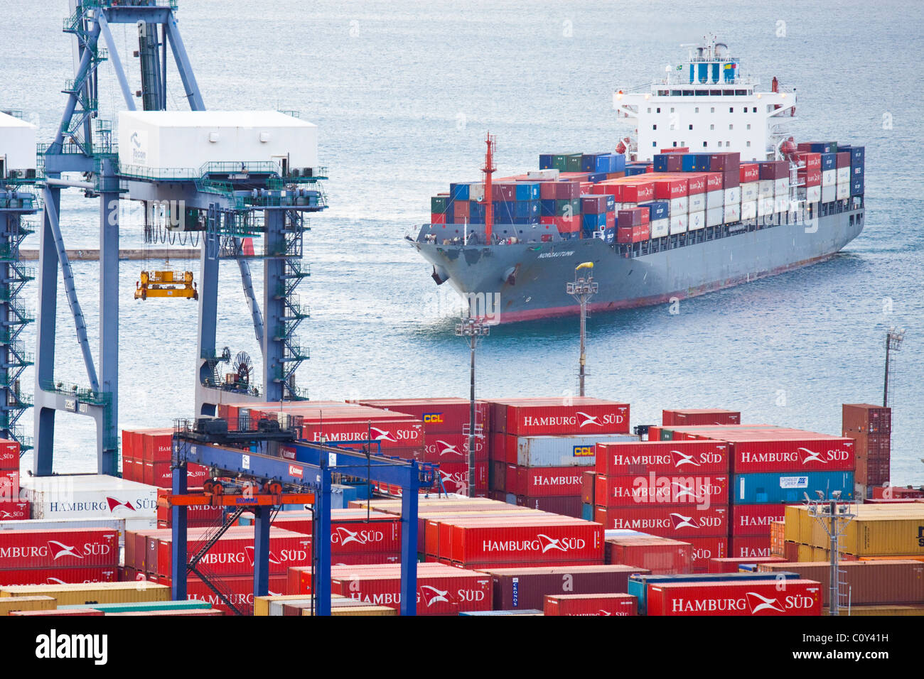 Port of Salvador, Brazil Stock Photo