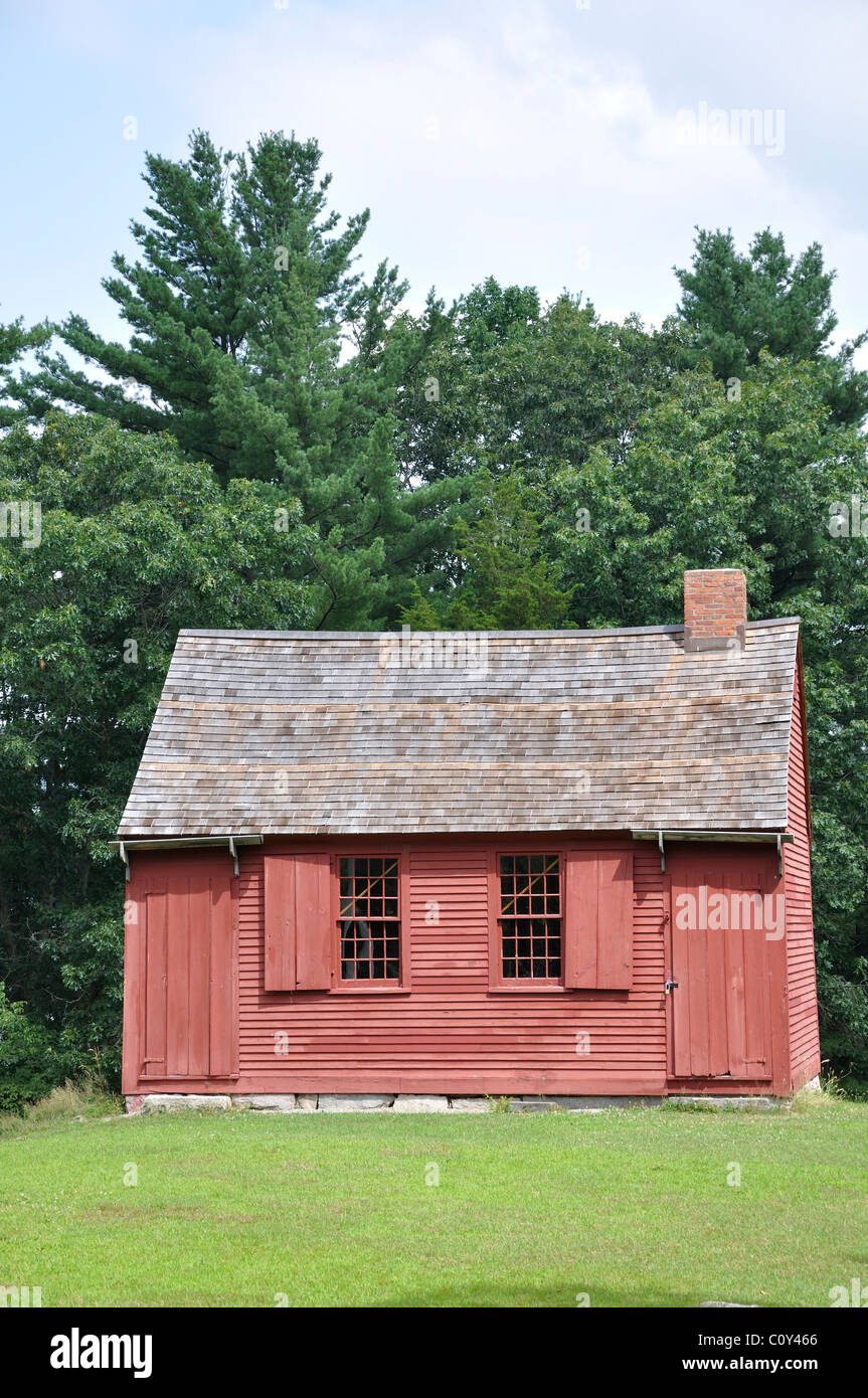 The Nathan Hale Schoolhouse in East Haddam is a one room school, built