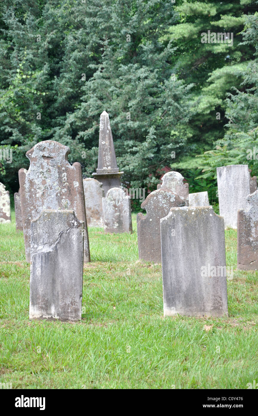 Riverview Cemetery, East Haddam, Connecticut, USA old graveyard