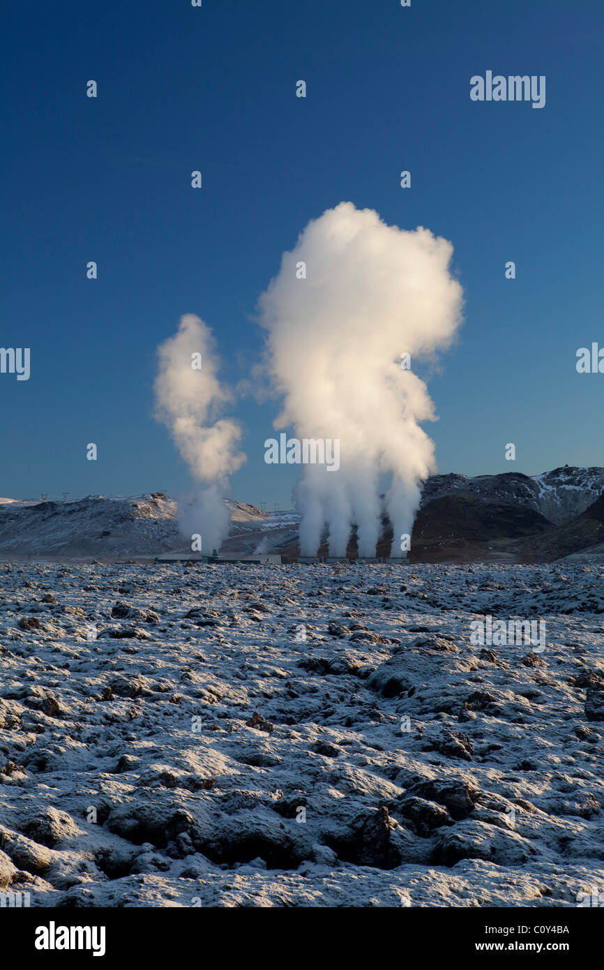 he Hellisheidi Geo Thermal Power Plant located in Hengill southwest ...