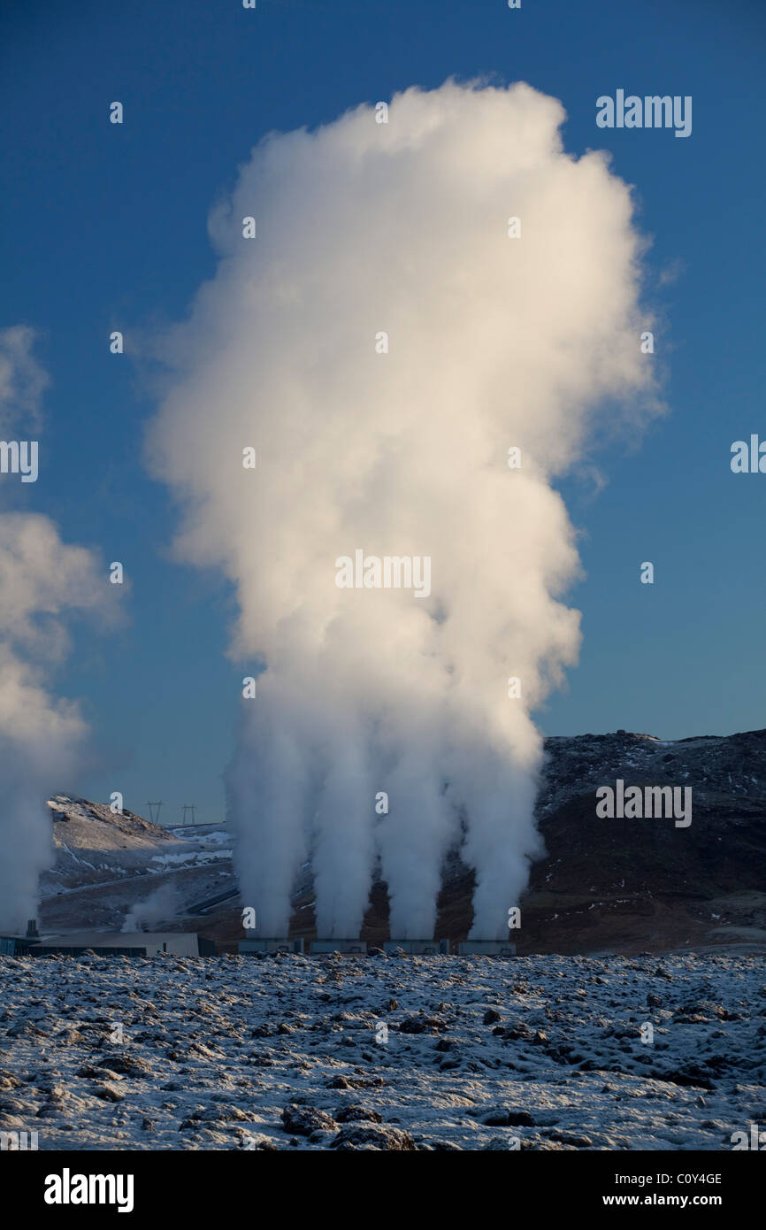 he Hellisheidi Geo Thermal Power Plant located in Hengill southwest ...