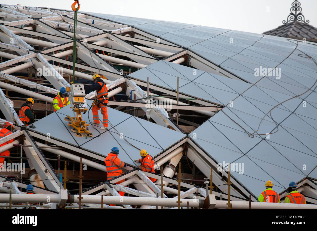 New Western Concourse Construction Kings Cross Station London Stock