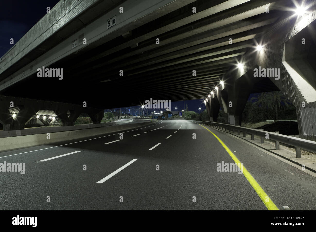 Empty Freeway Bridge High Resolution Stock Photography and Images - Alamy