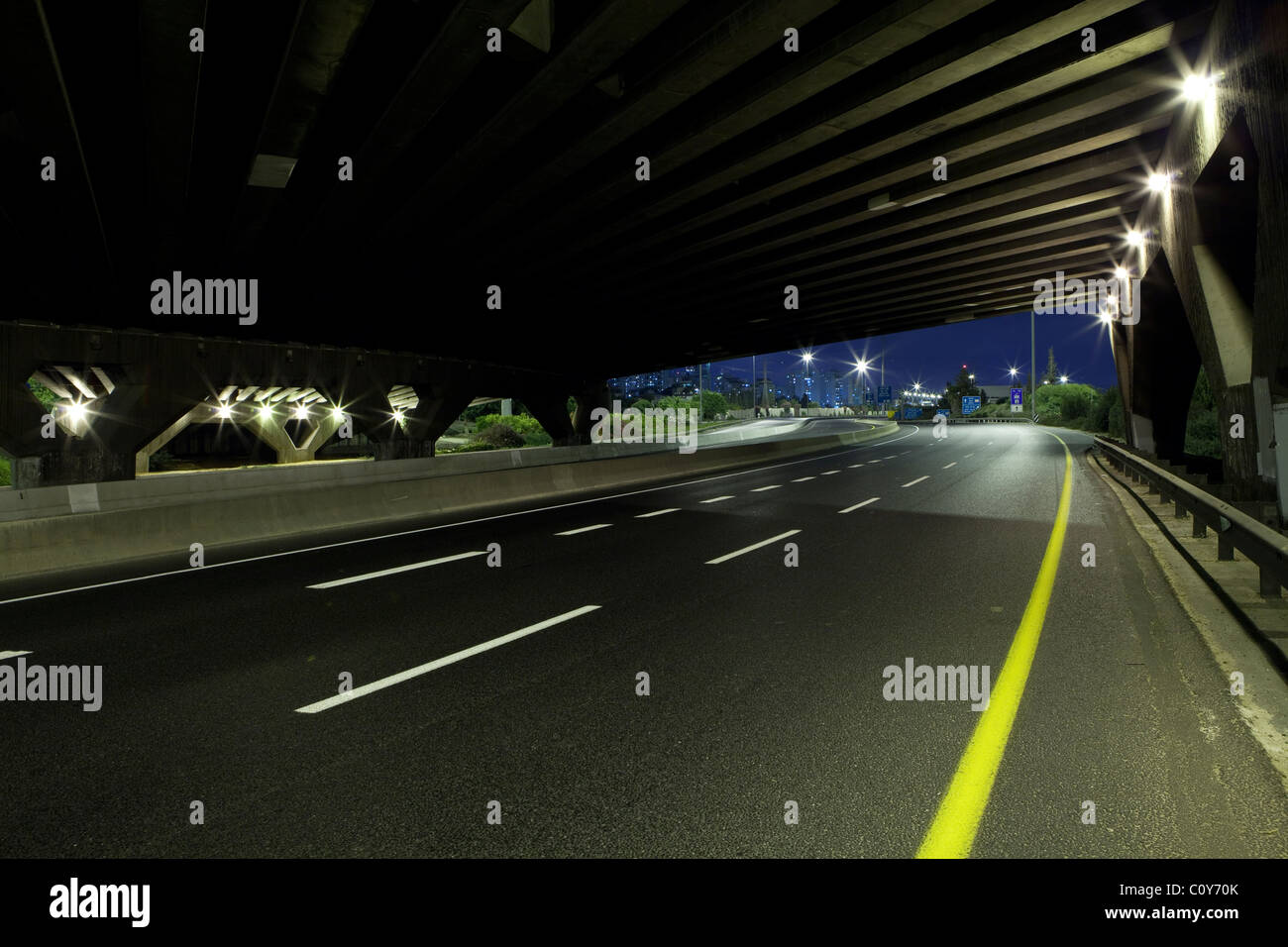 Empty Freeway Bridge High Resolution Stock Photography and Images - Alamy