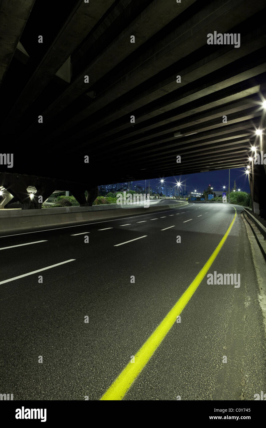 Empty Freeway Bridge High Resolution Stock Photography and Images - Alamy