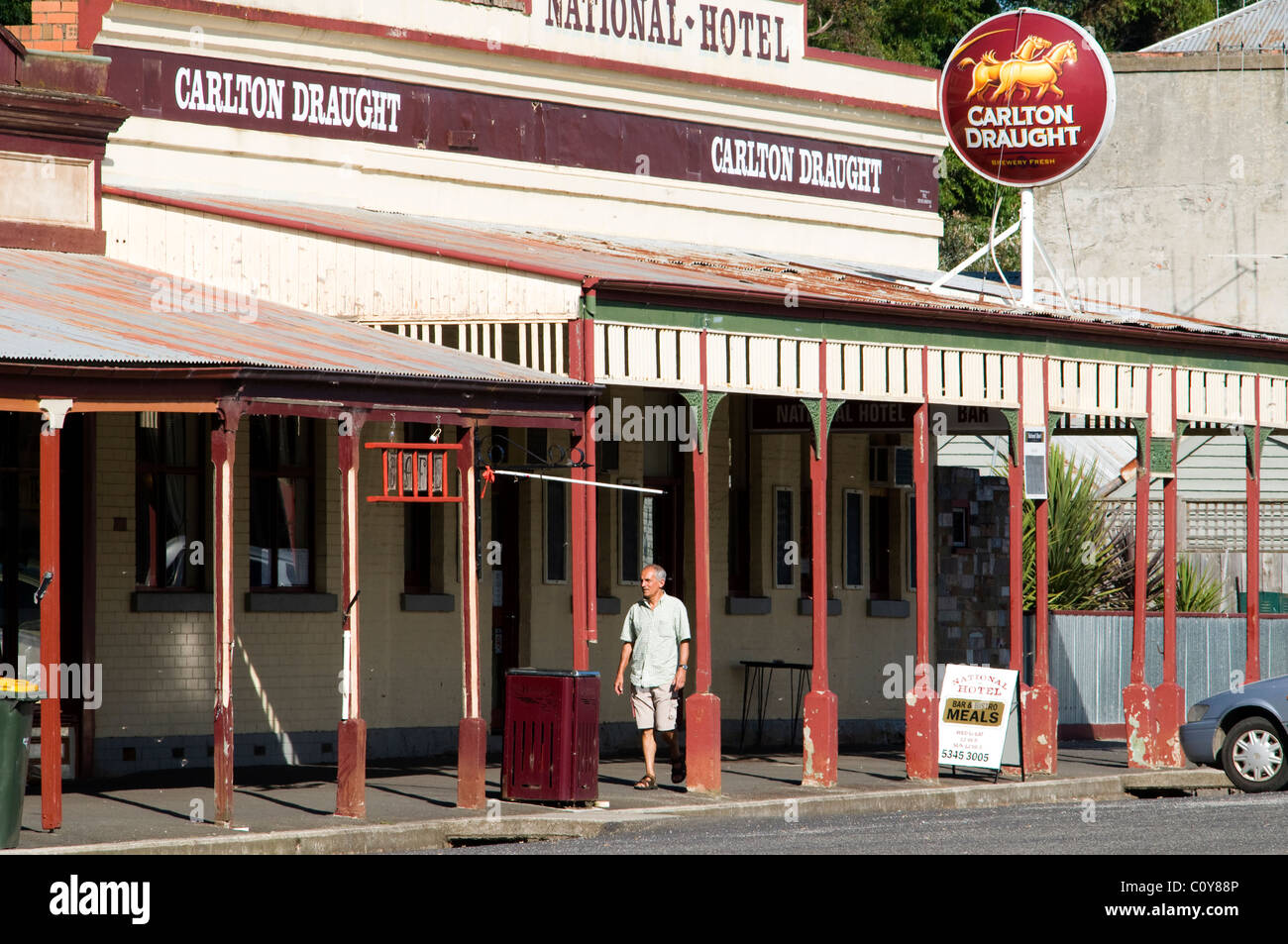 main street, clunes victoria australia Stock Photo Alamy