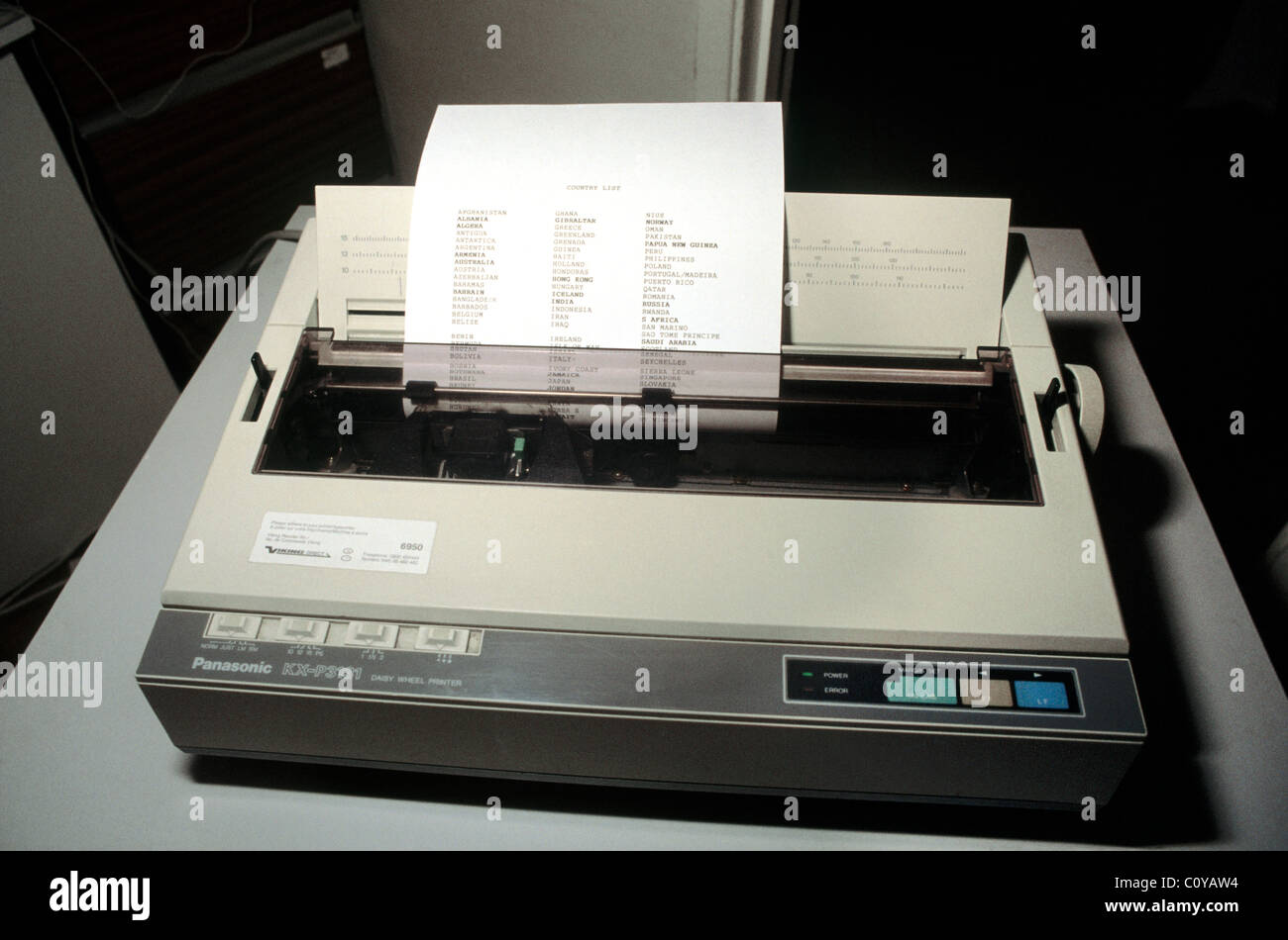 Daisy wheel printer hi-res stock photography and images - Alamy